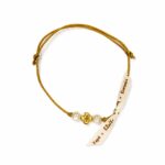 Μαρτυρικά Βάπτισης Βραχιόλι με Σταυρό και Κορδέλα Ευχών - Image 4