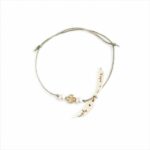 Μαρτυρικά Βάπτισης Βραχιόλι με Σταυρό και Κορδέλα Ευχών - Image 3