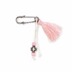 Μαρτυρικά Βάπτισης Πέτου με Ασημί Σταυρό και Φούντα - Image 5