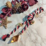 Γούρι 2026 χρυσό Μεταλλικό Καράβι σε πολύχρωμο κορδόνι - Image 2