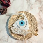 Γούρι 2026 Επιτραπέζιο Κεραμικό Καράβι με Μάτι