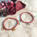 Βραχιόλι Γούρι 2026 Ελαστικό με Χάντρες τύπου SWAROVSKI - Image 4