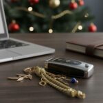 Γούρι Μπρελόκ 2026 με χρυσό Φύλλο Ελιάς - Image 5