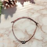 Βραχιόλι Γούρι 2026 με Γυαλιστερό κορδόνι και Επάργυρο 26 - Image 3