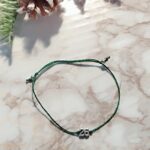 Βραχιόλι Γούρι 2026 με Γυαλιστερό κορδόνι και Επάργυρο 26 - Image 4