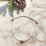 Βραχιόλι Γούρι 2026 με Γυαλιστερό κορδόνι και επίχρυσο 26 - Image 2