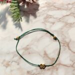 Βραχιόλι Γούρι 2026 με Γυαλιστερό κορδόνι και επίχρυσο 26 - Image 4