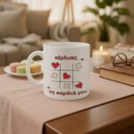 Κούπα Δώρο για Εκείνην ή Εκείνον με Τρίλιζα Κέρδισες τη Καρδιά μου - Image 3