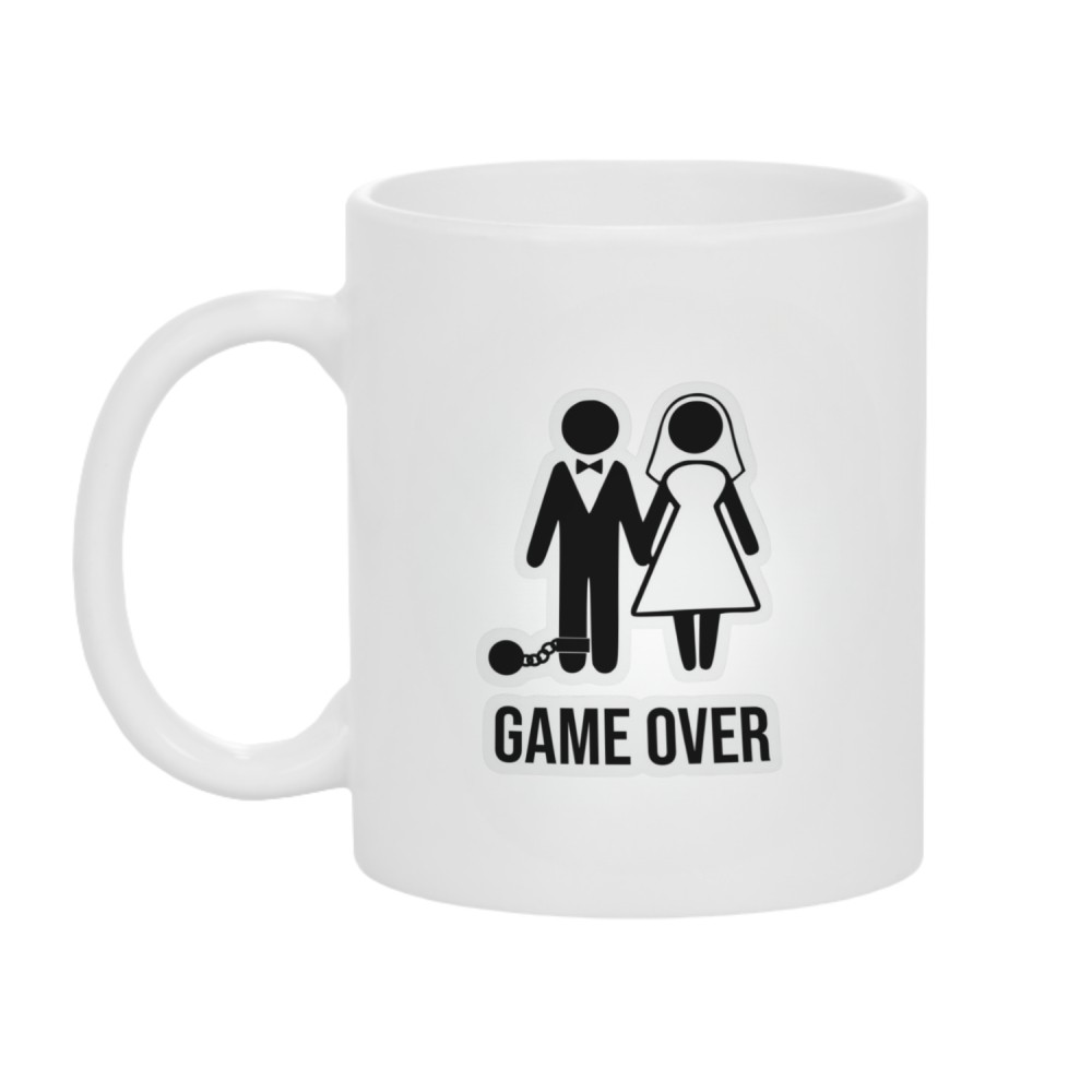 3042_17617539851.jpg Κούπα Δώρο για Bachelor Party Game Over - Image 1
