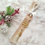 Γούρι 2026 με Χρυσό Μεταλλικό Δέντρο Ζωής με Λευκά στρας