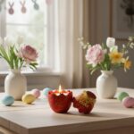 Επιτραπέζιο Κεραμικό Αυγό με Αρωματικό Κερί - Image 4