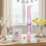 Πασχαλινή Λαμπάδα Στιτς Ροζ με Κούπα - Image 4