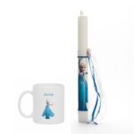 Πασχαλινή Λαμπάδα Έλσα (Elsa- Frozen) με Κούπα