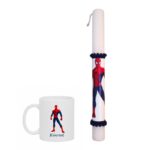 Πασχαλινή Λαμπάδα Spiderman με Κούπα