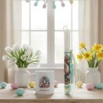 Πασχαλινή Λαμπάδα Ιππόκαμπος με Κούπα - Image 3