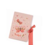 Πασχαλινή Λαμπάδα Πεταλούδα με Υφασμάτινο Σημειωματάριο - Image 4