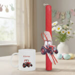 Πασχαλινή Λαμπάδα Τρακτερ με Κούπα - Image 4