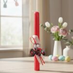 Πασχαλινή Λαμπάδα Τρακτερ με Κούπα - Image 5