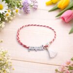 Μάρτης Επάργυρο Μαμά με Πέρλα και Φούντα - Image 2