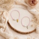 Μαρτυρικά Βάπτισης Βραχιόλι με Οβάλ Ακανόνιστη Χάντρα - Image 2