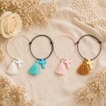 Μαρτυρικά Βάπτισης Βραχιόλι με Ξύλινο Σταυρό και φούντα - Image 2