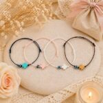 Μαρτυρικά Βάπτισης Βραχιόλι με Ξύλινο πλακέ Σταυρό - Image 2