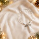 Βραχιόλι Γούρι 2027 με Γυαλιστερό κορδόνι Πέρλες και Αστέρι - Image 3